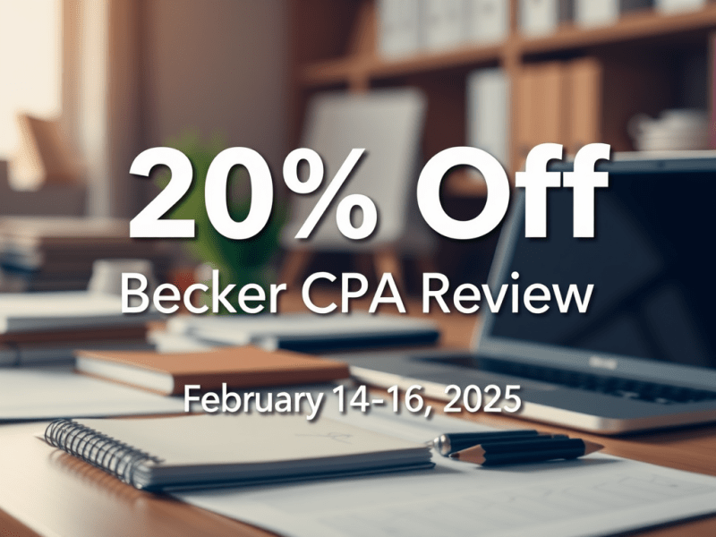Becker CPA Exam Review: Exclusive February Discount&nbsp;Codes